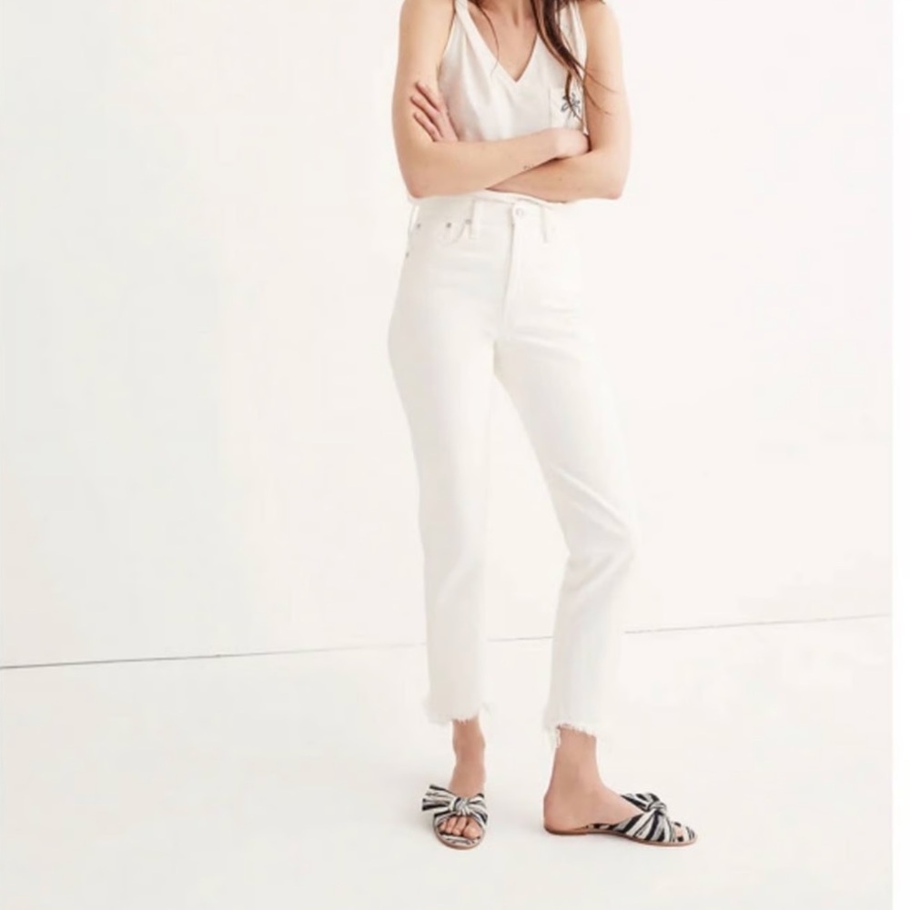Madewell The Perfect Summer Jean in Tile White